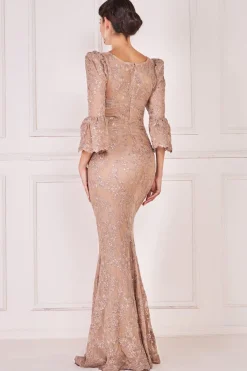Women * Scalloped Lace Maxi Dress