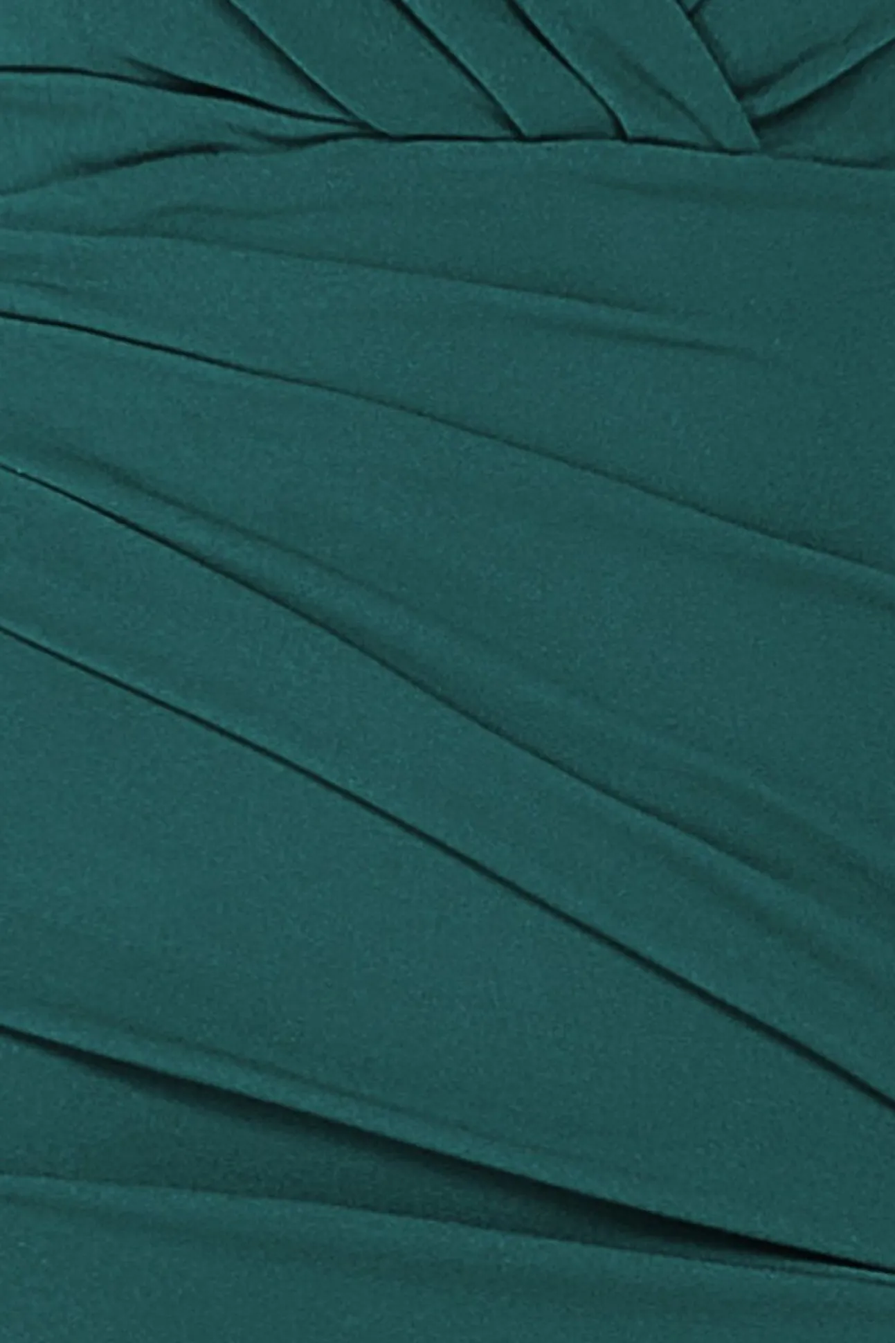 Women * Scuba Bardot Pleated Midi Dress Green