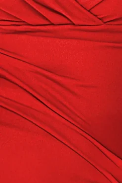 Women * Scuba Bardot Pleated Midi Dress