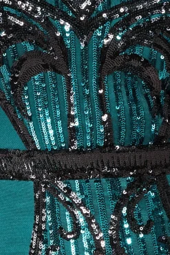 Women * Sequin & Mesh Embroidered Maxi