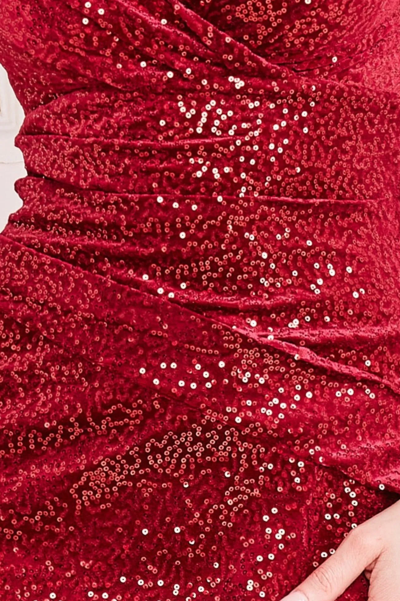 Women * Sequin & Velvet Bardot Maxi Dress