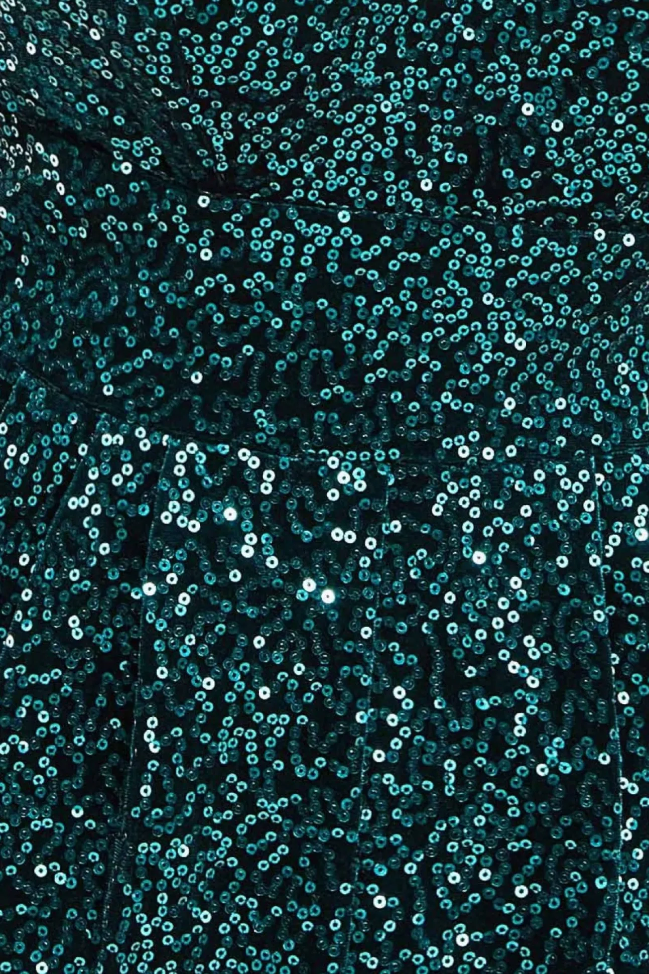 Women * Sequin & Velvet Corset Jumpsuit Green