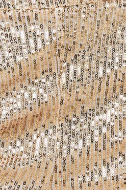 Women * Sequin Cuffed Ankle Trouser