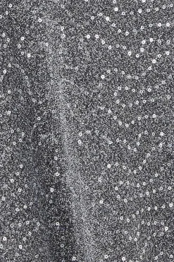 Women * Sequin Lurex Flutter Sleeve Maxi Dress
