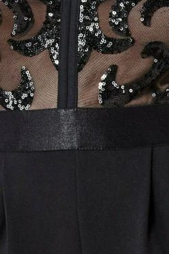 Women * Sequin Mesh Jumpsuit