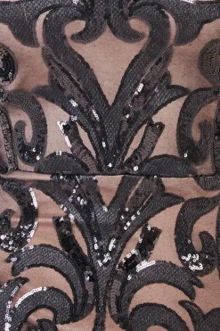 Women * Square Neck Scalloped Lace Maxi