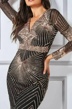 Women * Starburst Sequin Maxi