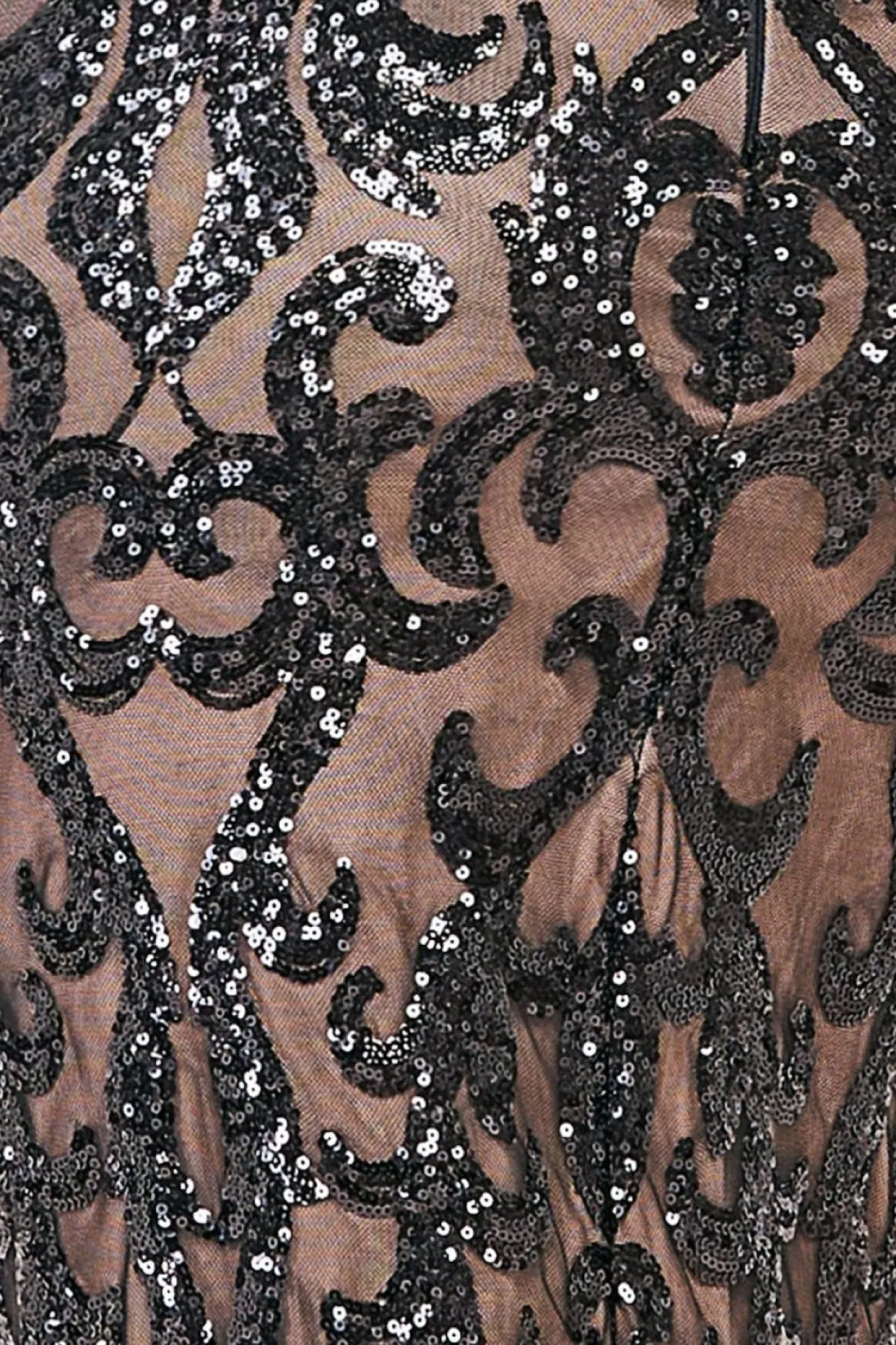 Women * Tassel & Sequin Maxi With Front Split