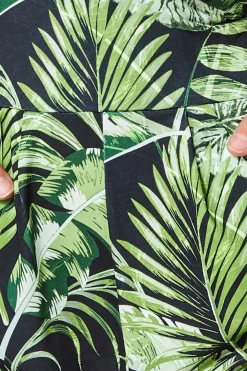 Women * Tropical Print Jumpsuit