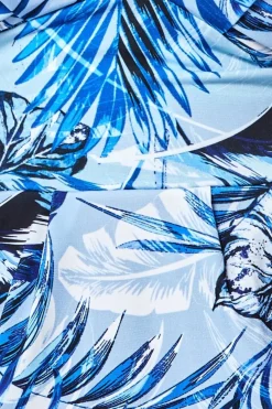 Women * Tropical Print Midi With Batwing Sleeves