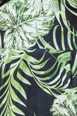 Women * Tropical Print Midi With Batwing Sleeves