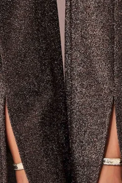Women * Wide Leg Lurex Trouser