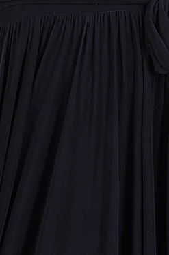 Women * Wrap Front Maxi With Flutter Sleeves