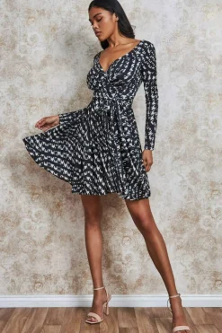 Women * Wrap Style Midi Dress