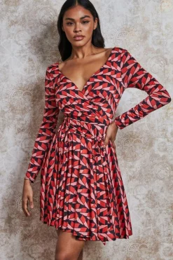 Women * Wrap Style Mini Dress