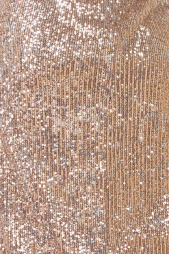 Women * Wrap Style Sequin Midi Dress