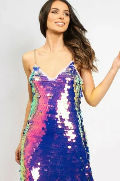 Women Aftershock London Multi Disc Sequin Cami Dress