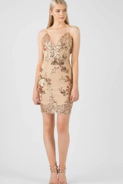 Women Aftershock London Sequin Mesh Cami Dress