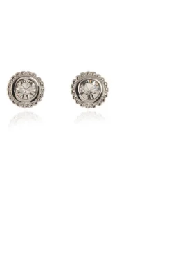 Women Cachet London Bree Solitaire Earrings Platinum Plated