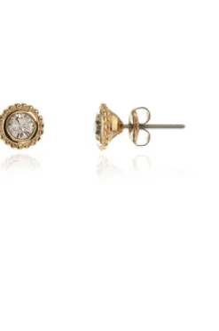 Women Cachet London Bree Solitaire Earrings 18Ct Plated