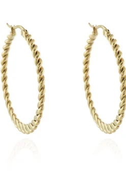Women Cachet London Cachet Abital Hoop Earrings Plated In