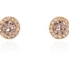 Women Cachet London Chickle Stud Earrings 18Ct Rose Gold