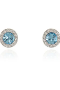 Women Cachet London Chickle Stud Earrings Aquamarine