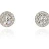 Women Cachet London Chickle Stud Earrings Platinum Plated