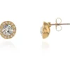 Women Cachet London Chickle Stud Earrings 18Ct Plated