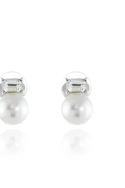 Women Cachet London Corin Clip-On Earrings Platinum Plated