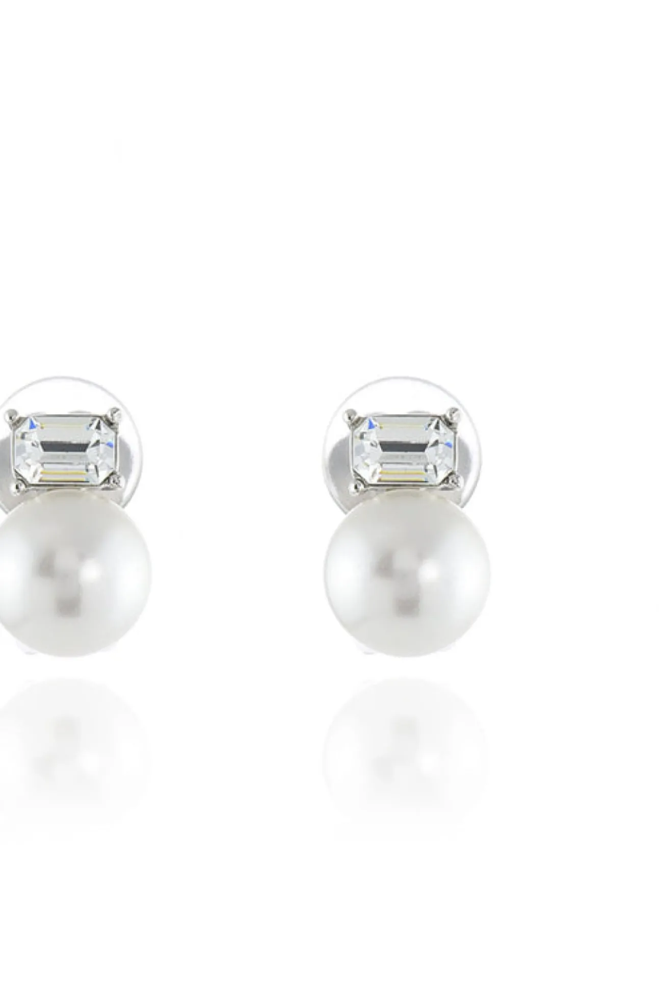 Women Cachet London Corin Clip-On Earrings Platinum Plated