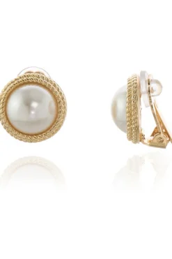 Women Cachet London Elan Clip-On Earrings 18Ct Plated
