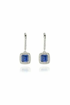 Women Cachet London Idola 2.5Cm Earrings-Platinum