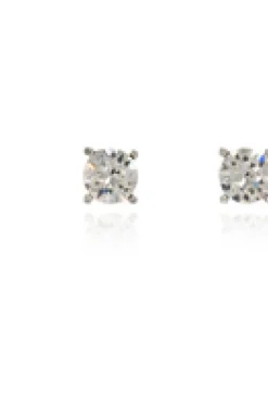 Women Cachet London Laine 8Mm Stud Earrings Platinum Plated