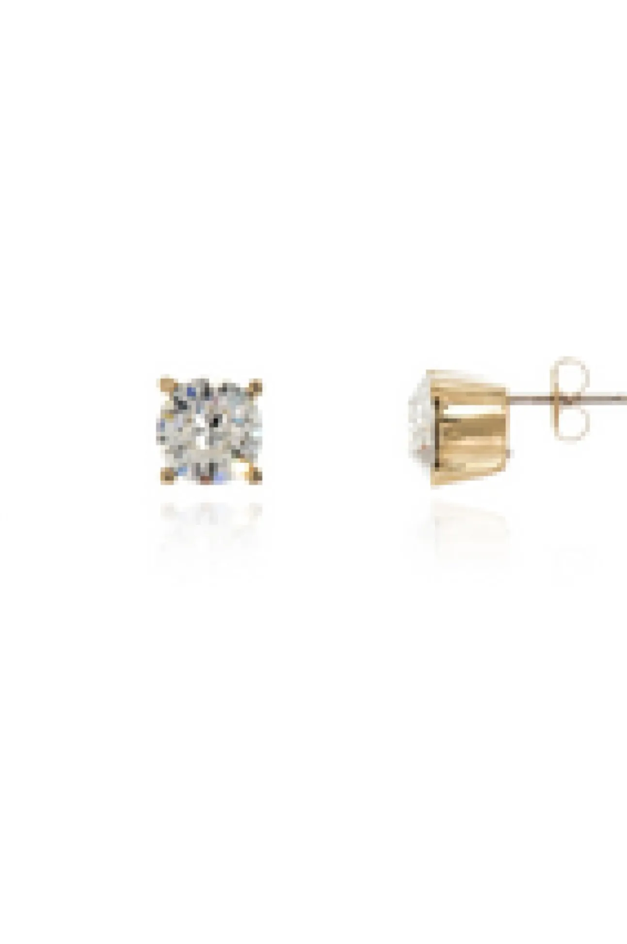 Women Cachet London Laine 8Mm Stud Earrings 18Ct Plated