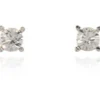Women Cachet London Laine 6Mm Stud Earrings Platinum Plated