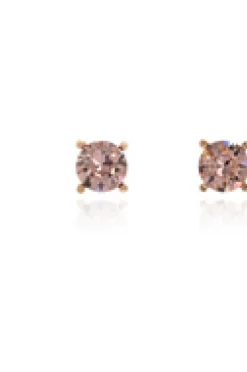 Women Cachet London Laine 8Mm Stud Earrings Crystal18Ct Gold