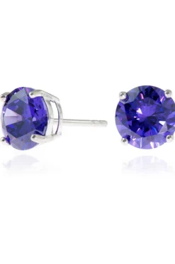 Women Cachet London Lana 8Mm Earrings Cz Platinum Plated