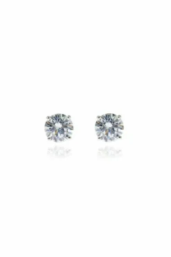 Women Cachet London Lana 6Mm Earrings With Clear Cz