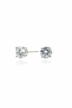 Women Cachet London Lana 6Mm Earrings With Clear Cz