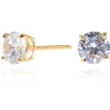 Women Cachet London Lana 6Mm Earrings 18Ct Gold Plated