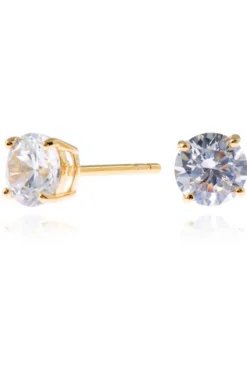 Women Cachet London Lana 6Mm Earrings 18Ct Gold Plated