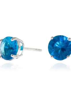 Women Cachet London Lana 8Mm Earrings Cz Platinum Plated