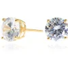 Women Cachet London Lana 8Mm Earrings 18Ct Gold Plated