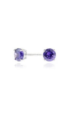 Women Cachet London Lana 6Mm Earrings Cz Platinum Plated
