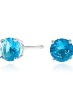 Women Cachet London Lana 6Mm Earrings Cz Platinum Plated