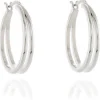 Women Cachet London Lana 25Mm Hoop Earrings Platinum Plated