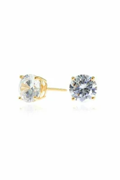 Women Cachet London Lana 8Mm Sterling Silver Plated Earrings