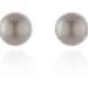 Women Cachet London Mac 10 Earrings Platinum Pearl