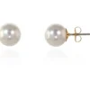 Women Cachet London Mac 10 Earrings Pearl